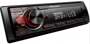 PIONEER MVH-130DAB Radio Samochodowe 1DIN USB DAB+ - Bez Bluetooth, Bez CD