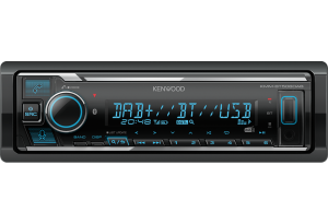KENWOOD KMM-BT506DAB Radio samochodowe 1-DIN Bluetooth USB DAB Mikrofon Kostka ISO