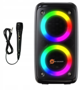 N-GEAR Let's Go Party 23M Głośnik przenośny Bluetooth Mikrofon USB AUX