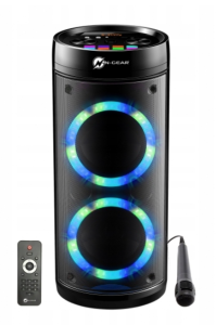 N-GEAR Let's Go Party 26R Głośnik przenośny Bluetooth Mikrofon USB AUX