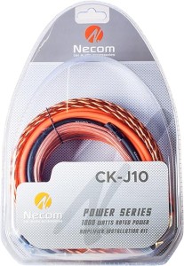 NECOM CK-J10 Zestaw kabli do wzmacniacza 10 mm