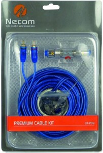 NECOM CK-P08 Zestaw kabli do wzmacniacza 8 mm